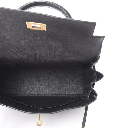 Hermes Togo Kelly Retourne 28 Black 4 of 12