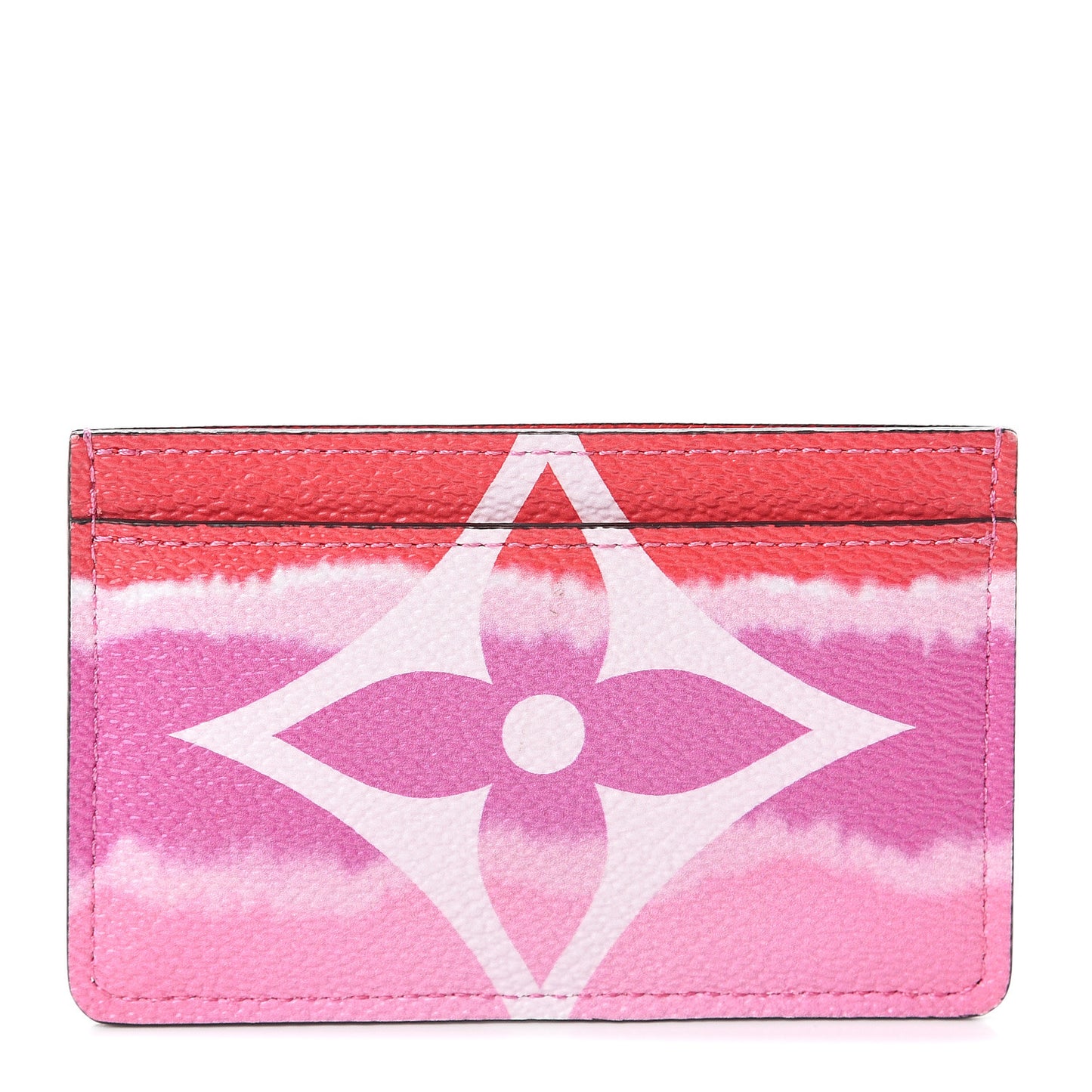 Monogram Escale Card Holder Rouge
