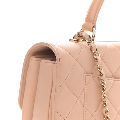 Chanel Lambskin Quilted Medium Trendy CC Flap Dual Handle Bag Beige 9 of 11