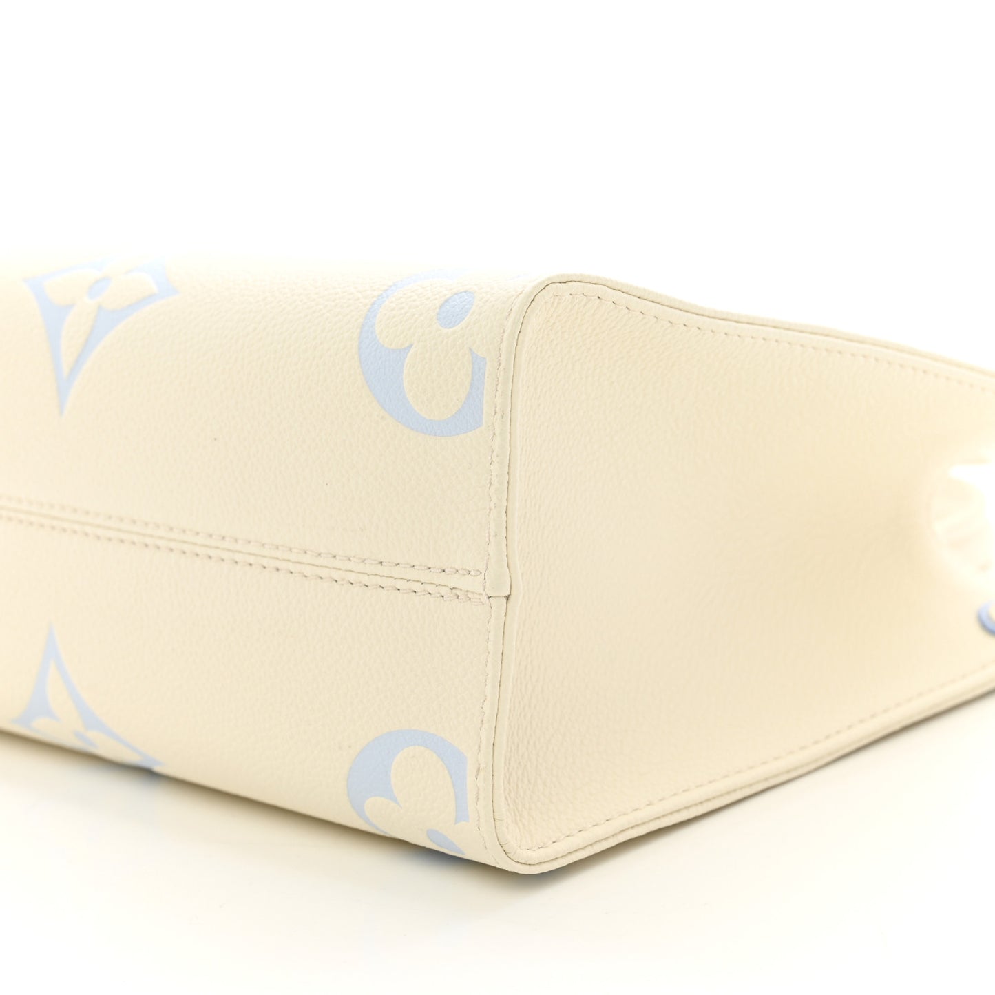Empreinte Monogram Giant Onthego PM Latte Candy Blue