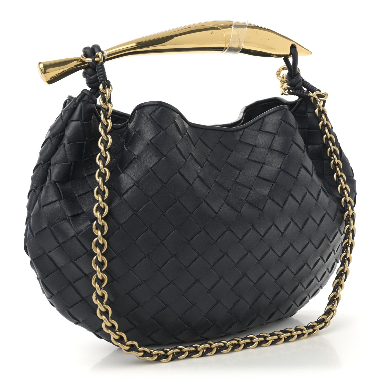 Bottega Veneta Nappa Intrecciato Sardine With Chain Bag Space 3 of 10
