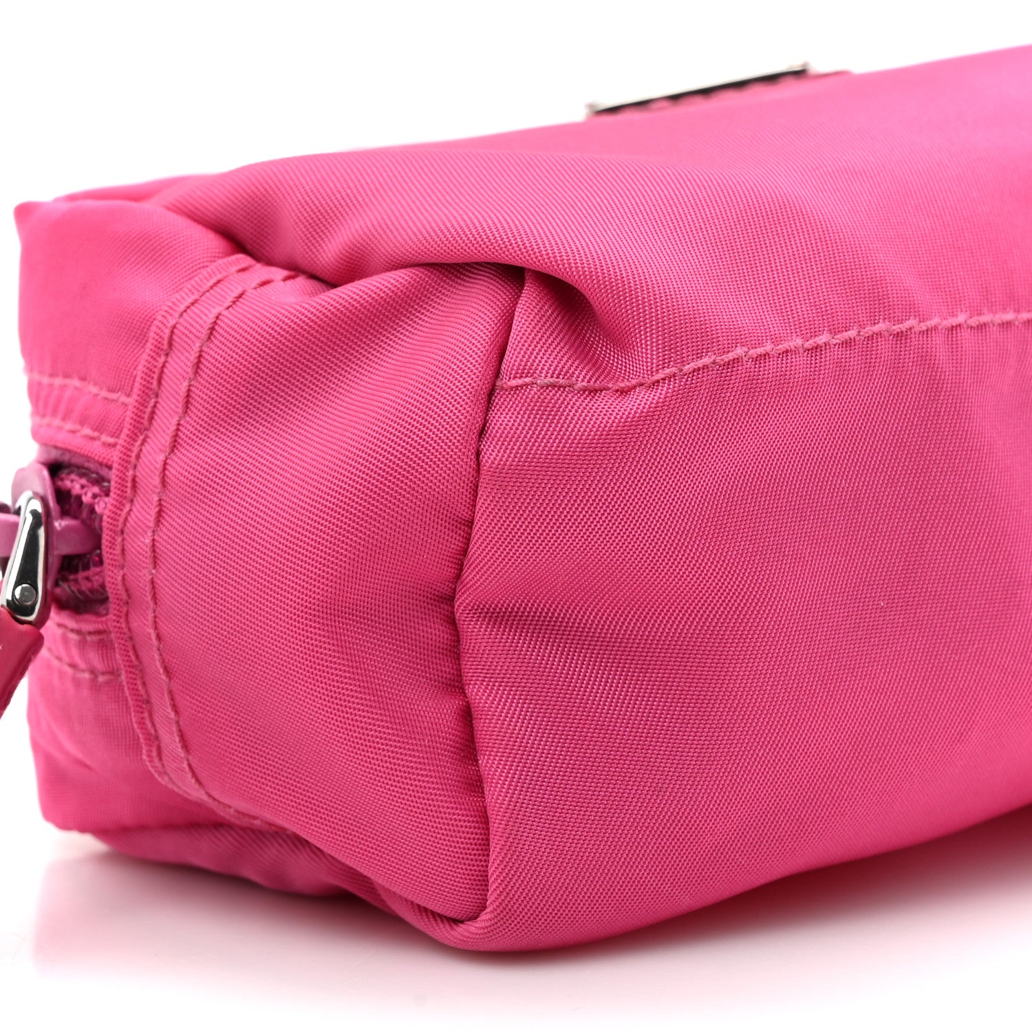 Prada Nylon Vela Cosmetic Pouch Fuxia 8 of 8