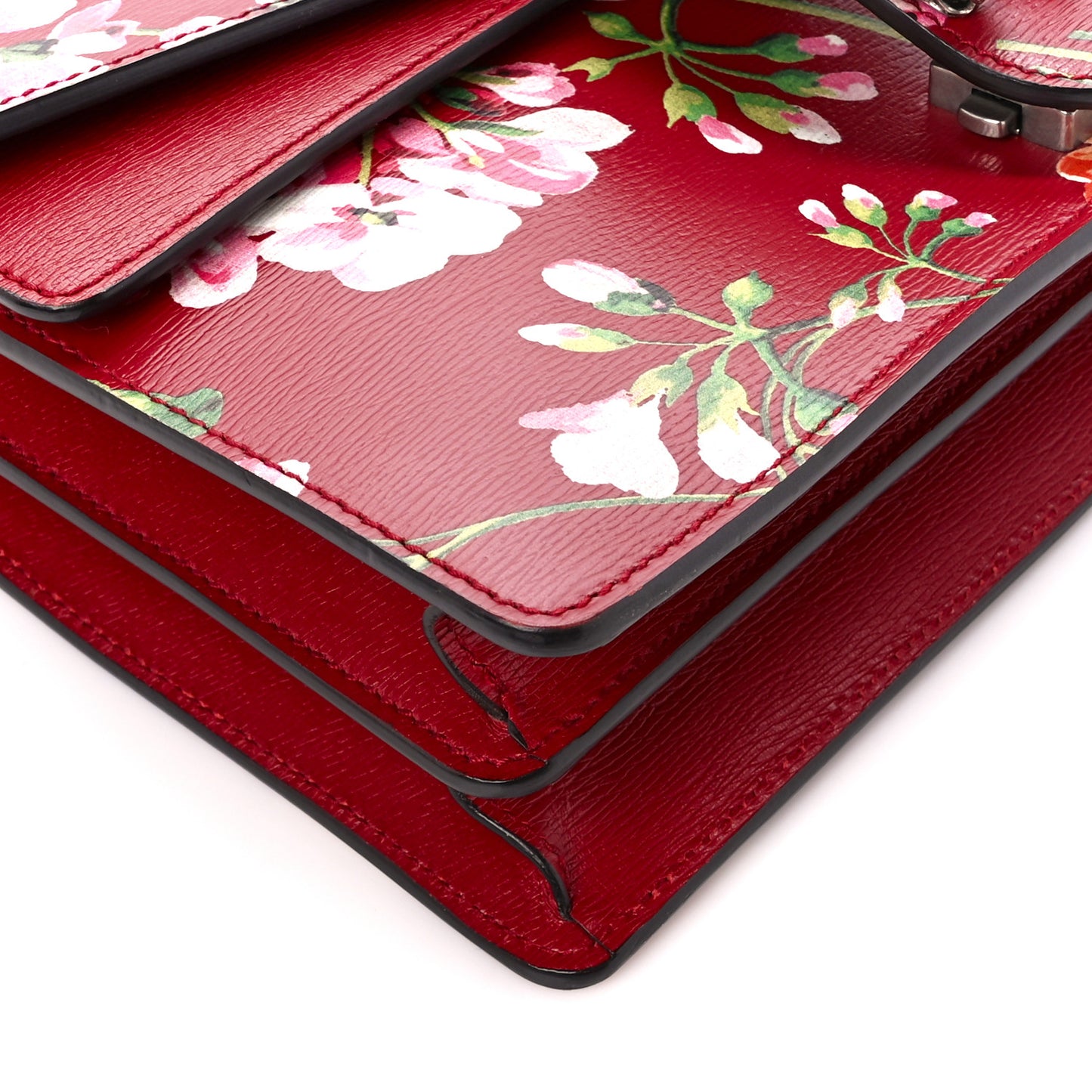 Calfskin Blooms Print Small Dionysus Shoulder Bag Romantic Cherry Multicolor