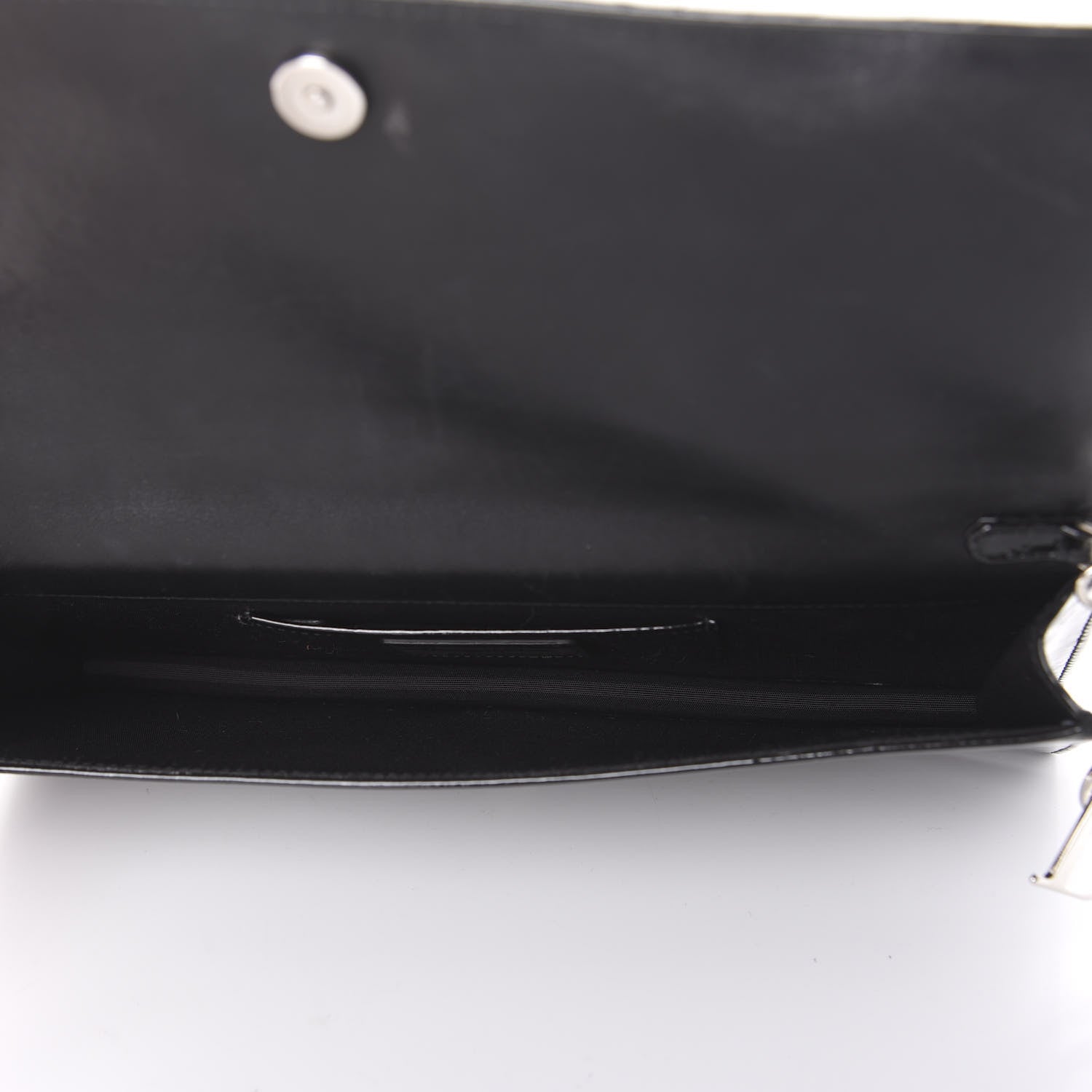 Christian Dior Patent Cannage Lady Dior Convertible Clutch Black 5 of 10