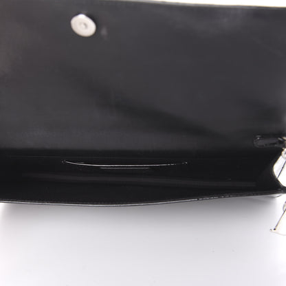 Christian Dior Patent Cannage Lady Dior Convertible Clutch Black 5 of 10