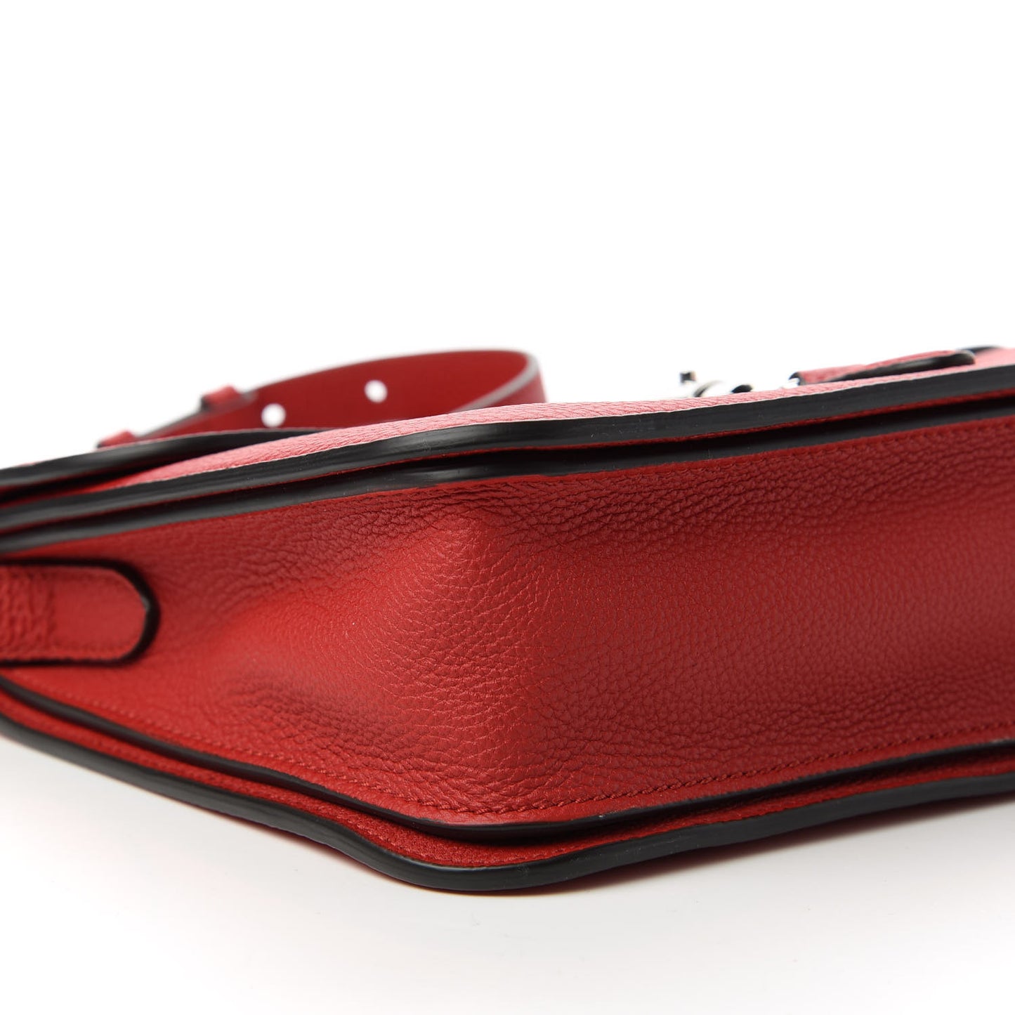 Soft Calfskin Small Jackie Shoulder Bag Red