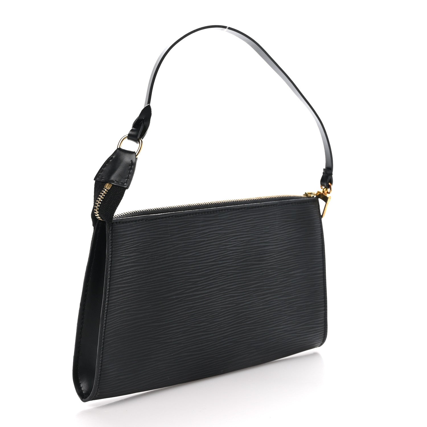 Louis Vuitton Epi Pochette Accessories 24 Black 3 of 10