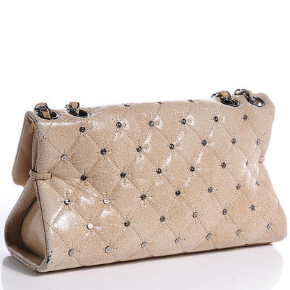 Chanel Glazed Crackled Calfskin Studded Mademoiselle Flap 3 of 11
