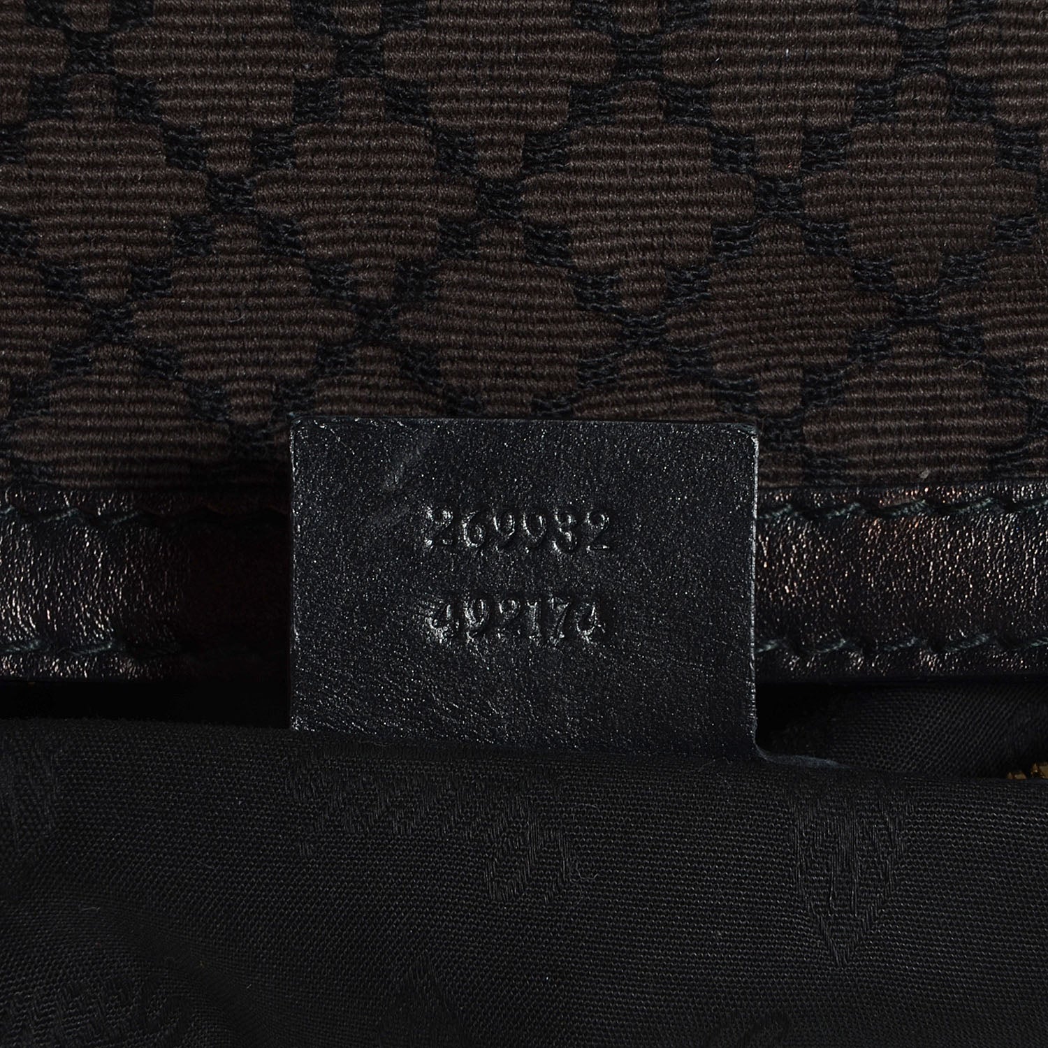 Gucci Diamante Medium Bridle Tote Dark Brown 7 of 7