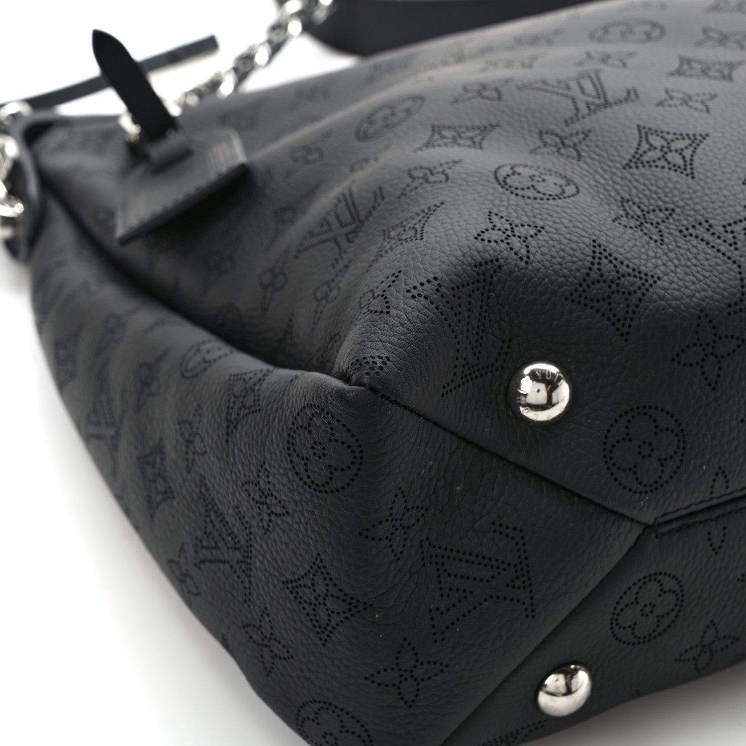 Louis Vuitton Mahina Braided Hand It All MM Black 9 of 10