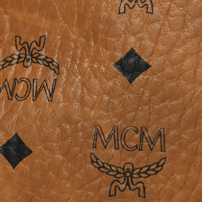 MCM Visetos Stark Belt Bag Cognac 7 of 9