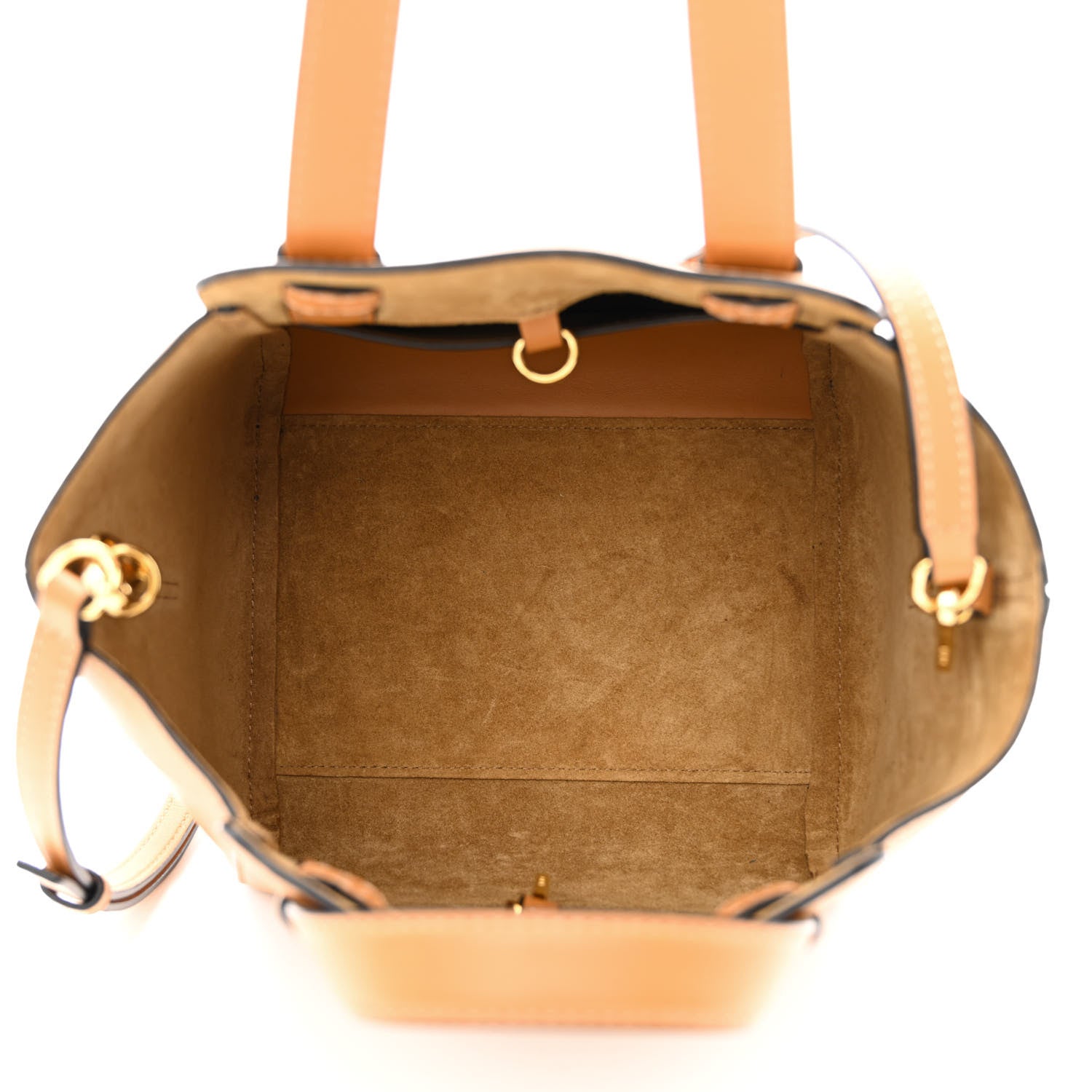 Loewe Calfskin Small Hammock Nugget Shoulder Bag Light Caramel 5 of 14