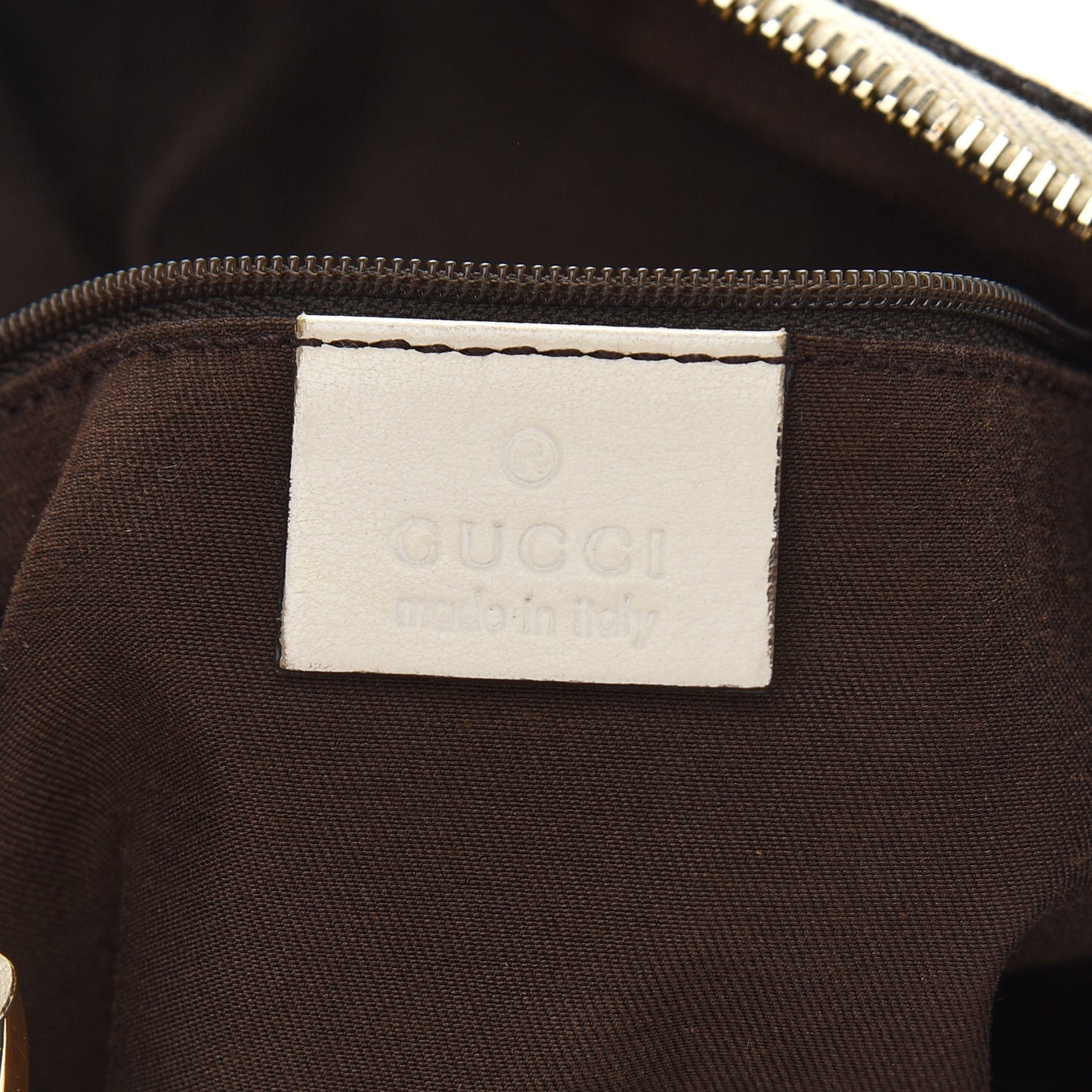 Monogram Large D Gold Hobo Off White