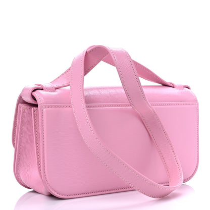 Balenciaga Calfskin Stripe Embossed Small Gossip Bag Candy Pink 2 of 12