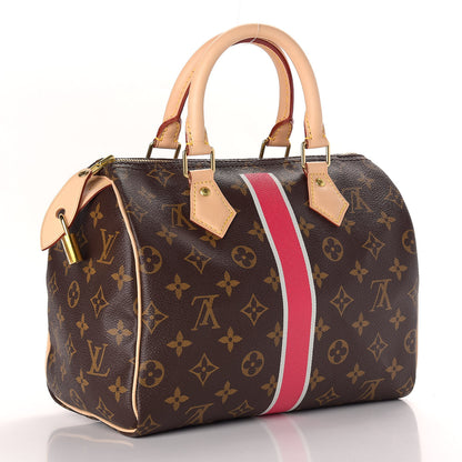 Louis Vuitton Monogram My LV Heritage Speedy 25 Fuchsia White 3 of 9