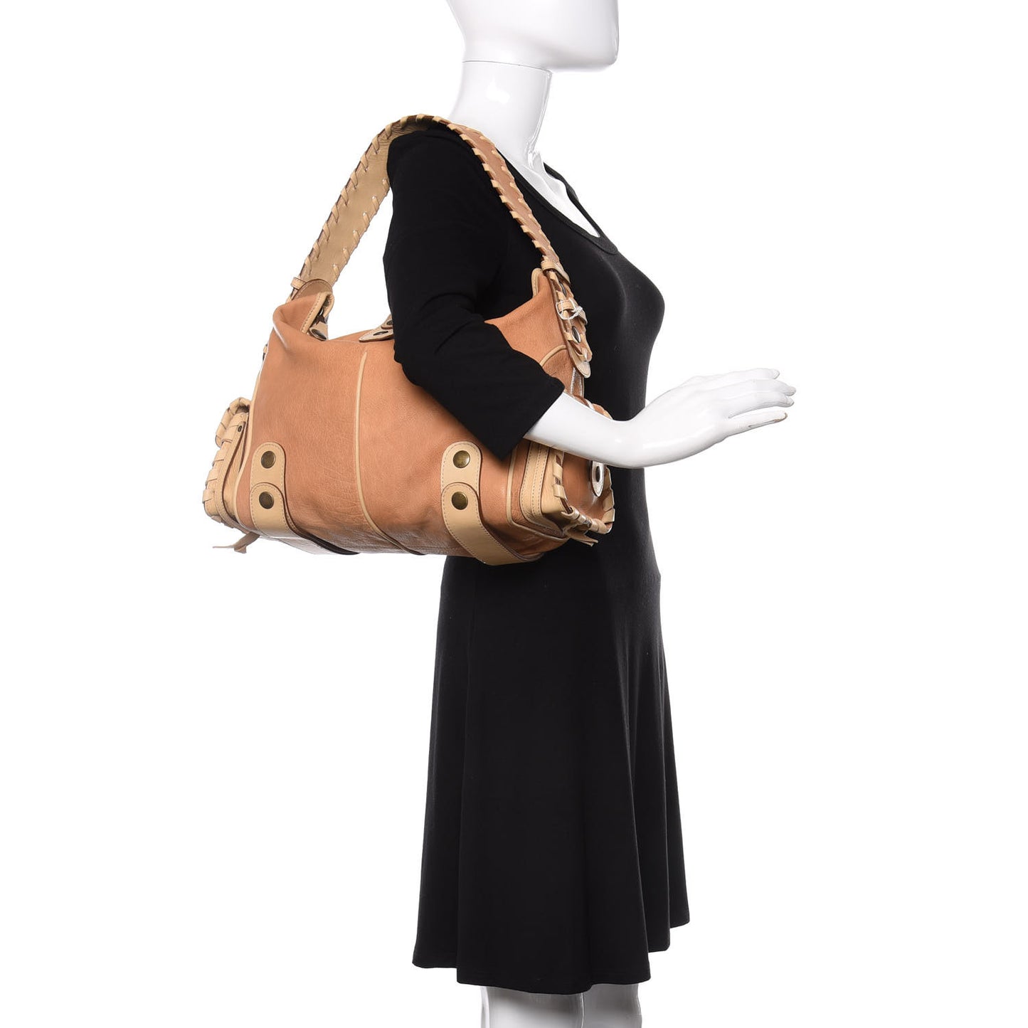 Calfskin Silverado Hobo Chamois