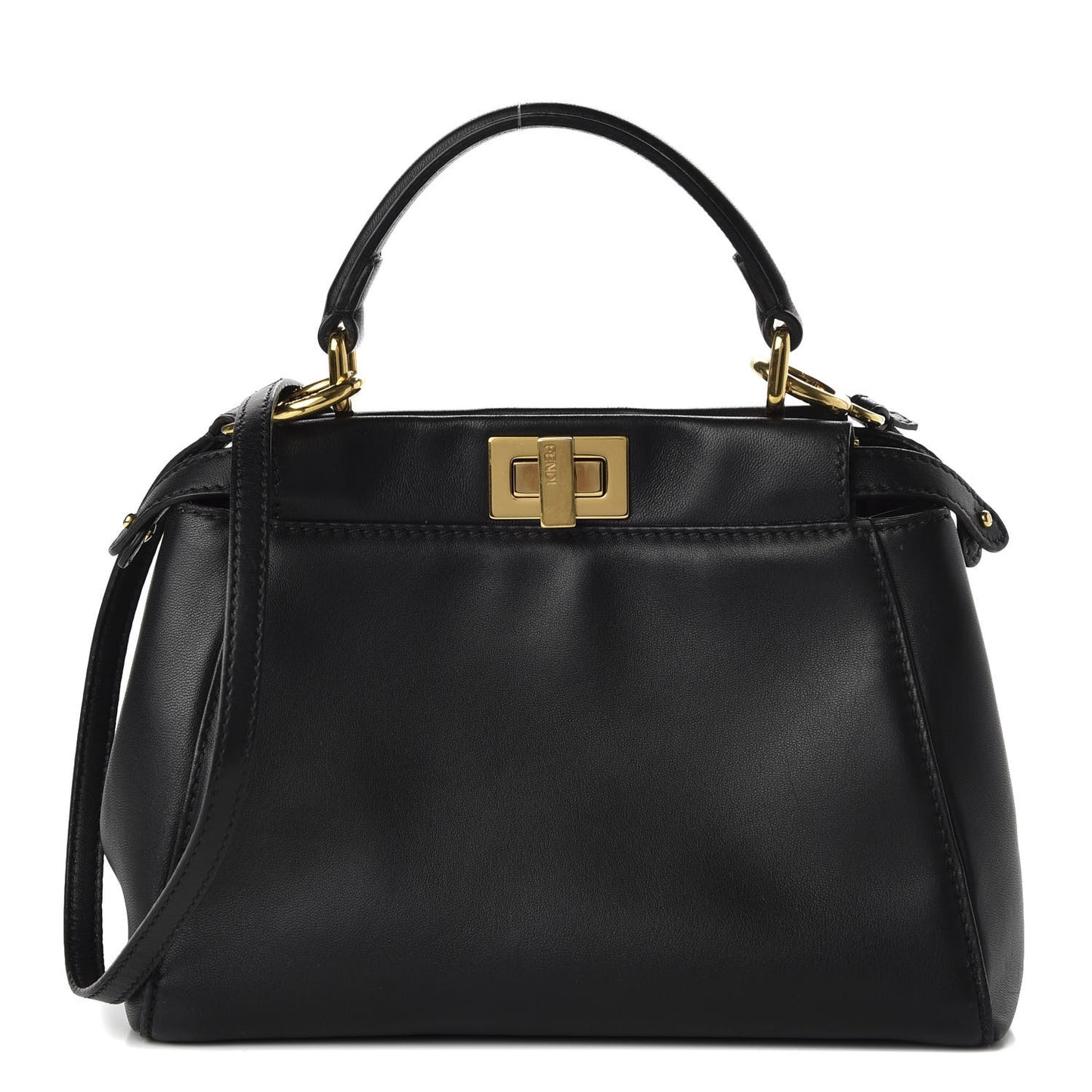 Nappa Mini Peekaboo Iconic Satchel Black