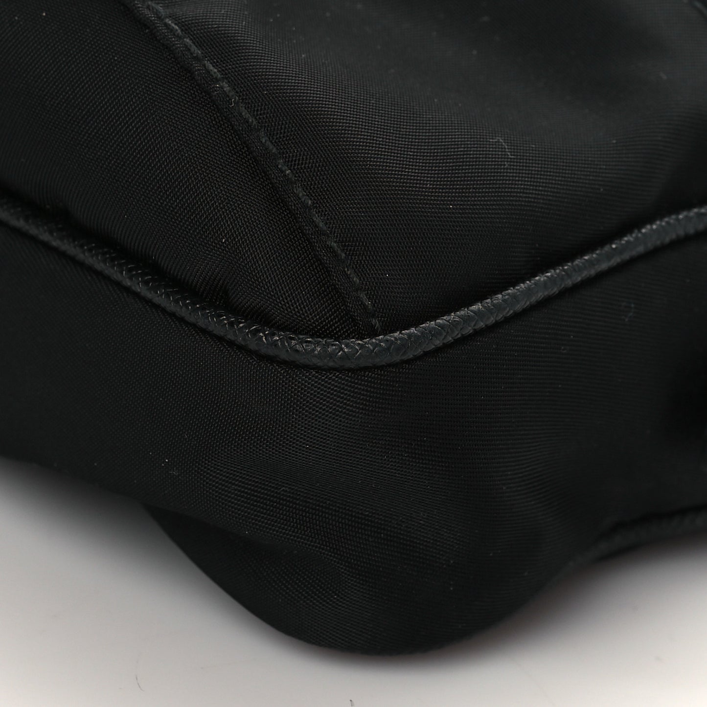 Tessuto Nylon Saffiano Belt Bag Black