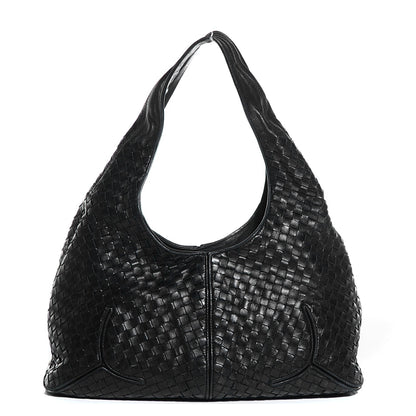 Bottega Veneta Nappa Intrecciato Ball Hobo Nero Black 1 of 8
