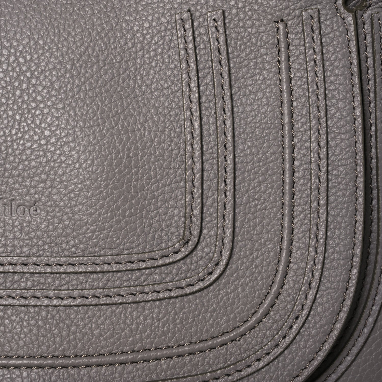 Chloe Calfskin Small Marcie Satchel Cashmere Grey 8 of 11