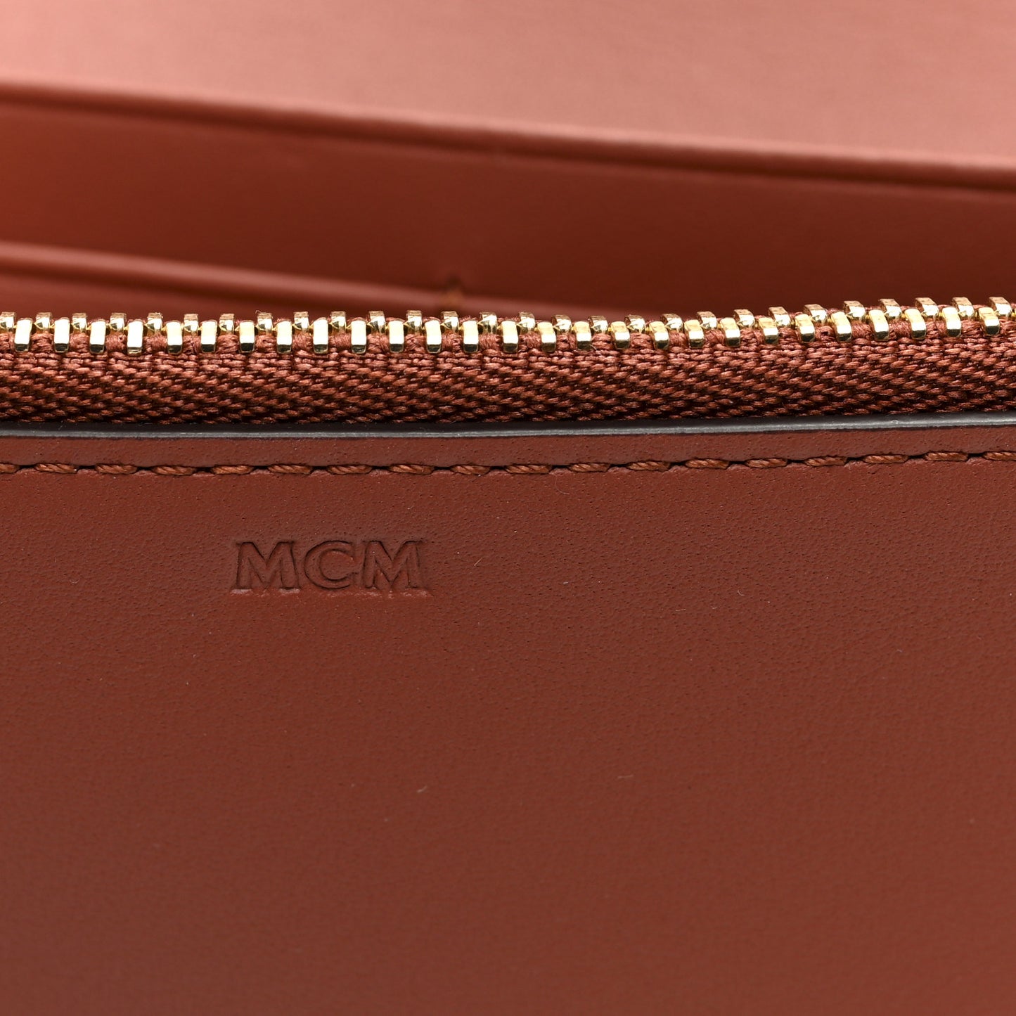 Calfskin Large Diamond Wallet On Chain  Coconut Shell Brown