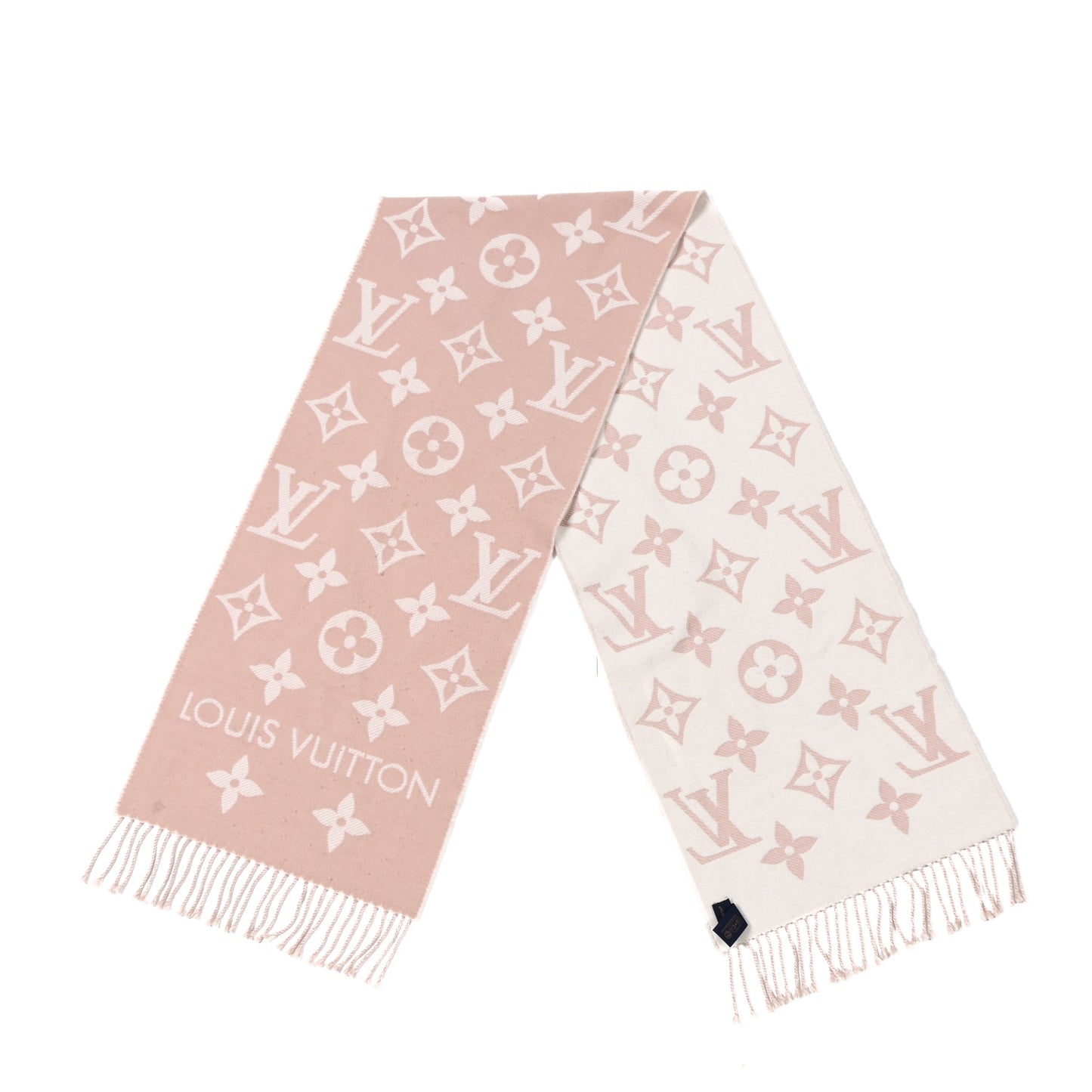 Cotton Monogram Essential Stole Bella Rose