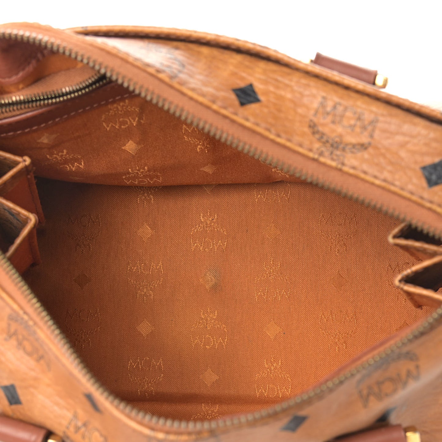 Visetos Essential Boston Bag Cognac