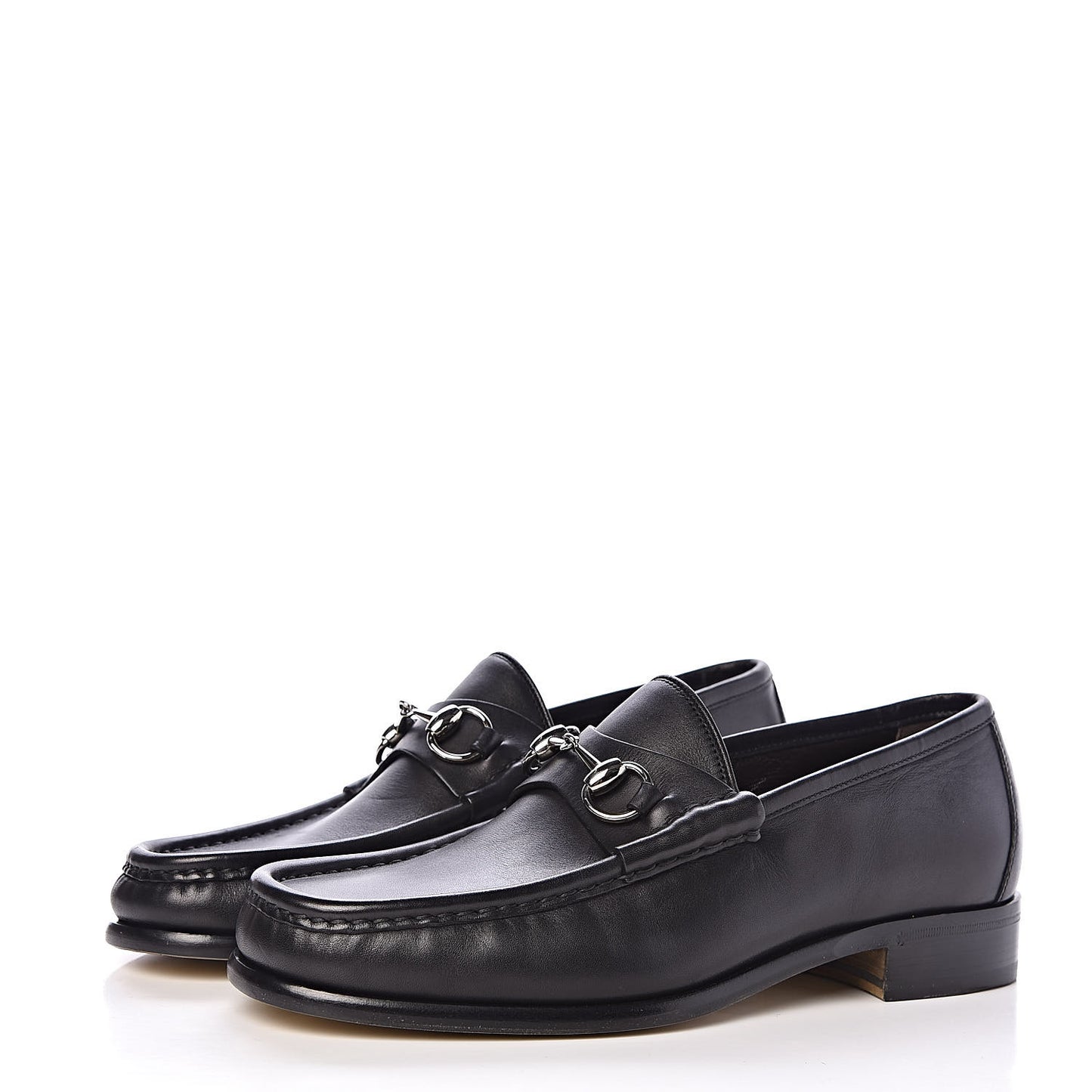 Calfskin Mens 1953 Horsebit Loafers 7.5 Black