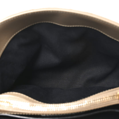 Saint Laurent Calfskin Y Quilted Monogram Small Loulou Chain Satchel Dark Beige 5 of 10