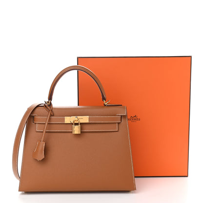 Hermes Epsom Kelly Sellier 28 Gold 11 of 11