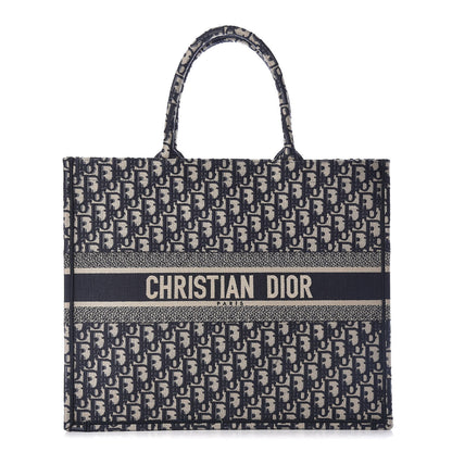 Christian Dior Oblique Book Tote Blue Multicolor 1 of 11