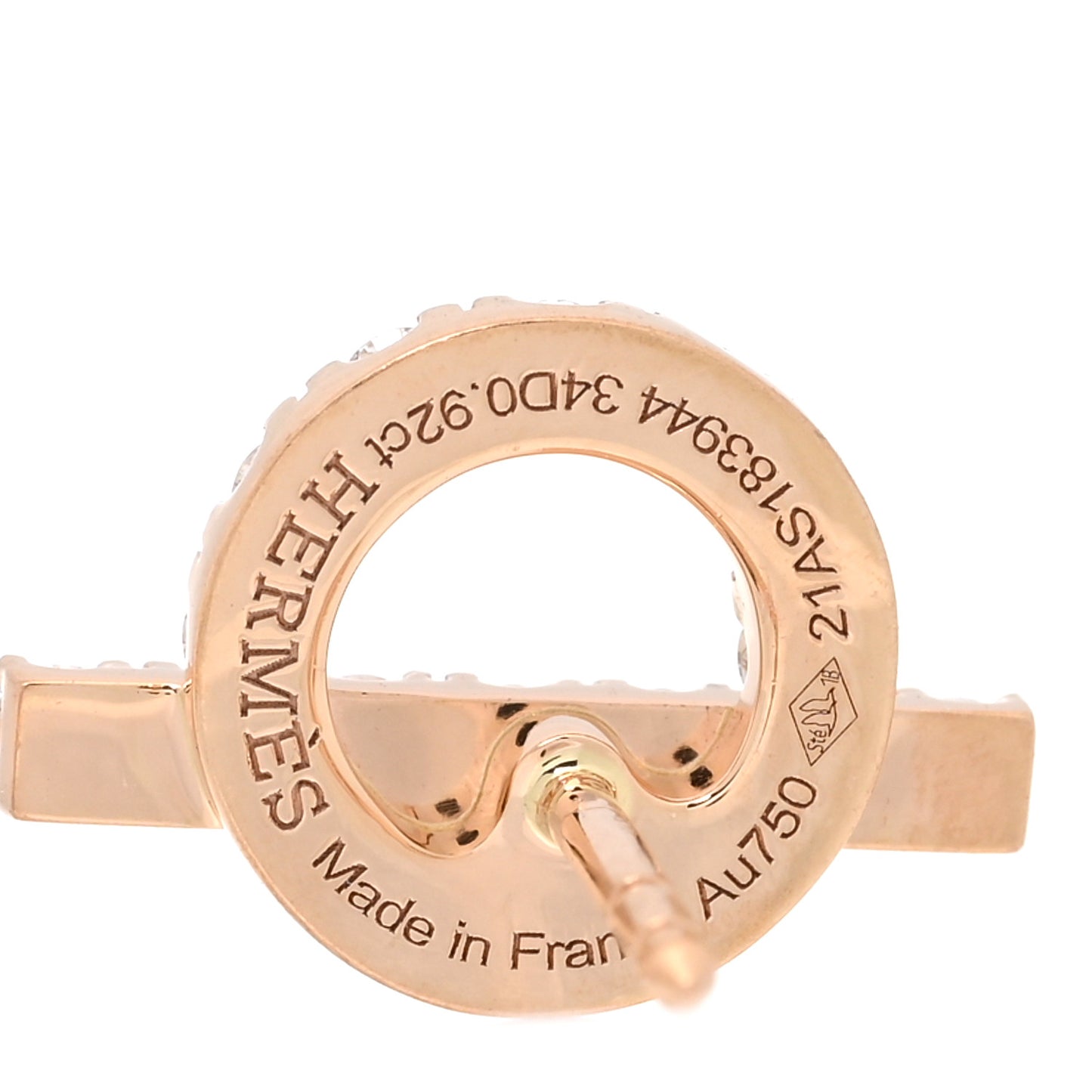 18K Rose Gold Diamond Finesse Earrings