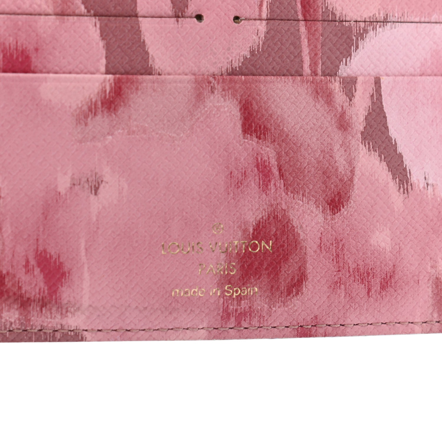 Louis Vuitton Monogram Articles de Voyage Ikat Insolite Wallet Rose Velours 6 of 7