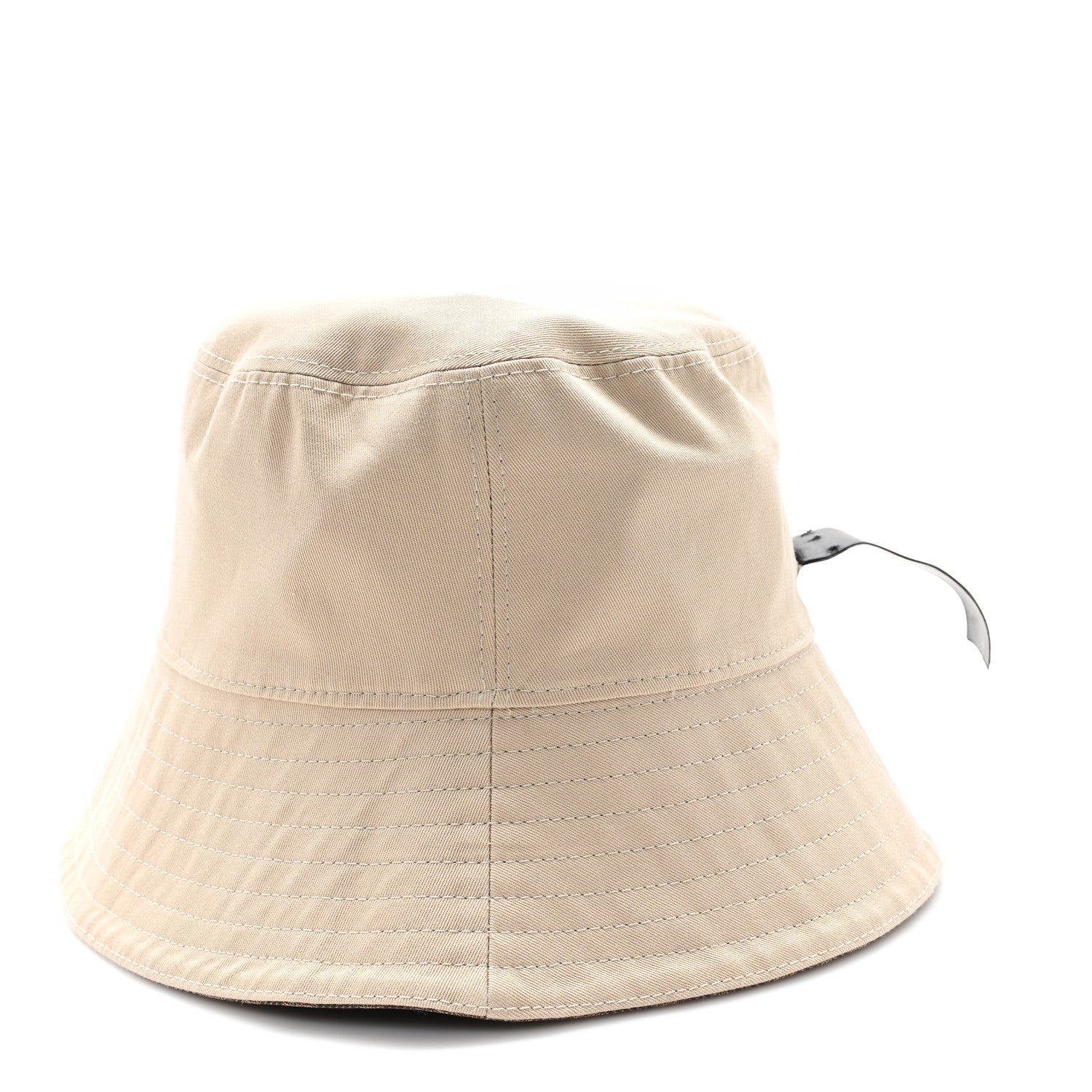 Fendi Technical Fabric FF Reversible Bucket Hat S Tobacco Beige 11 of 13