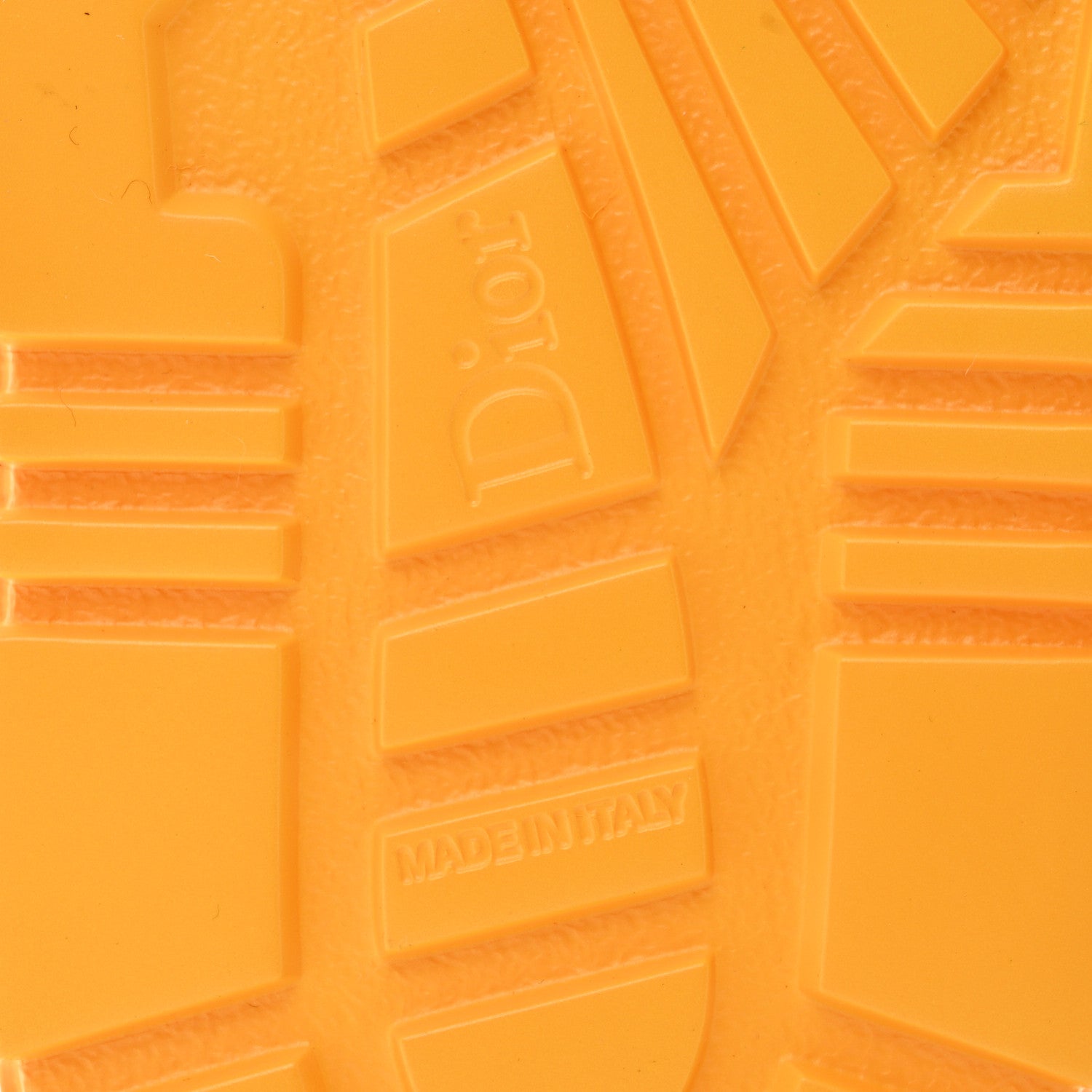 Christian Dior Lambskin Dioract 10mm Slide Sandals 39 Amber Yellow 8 of 8