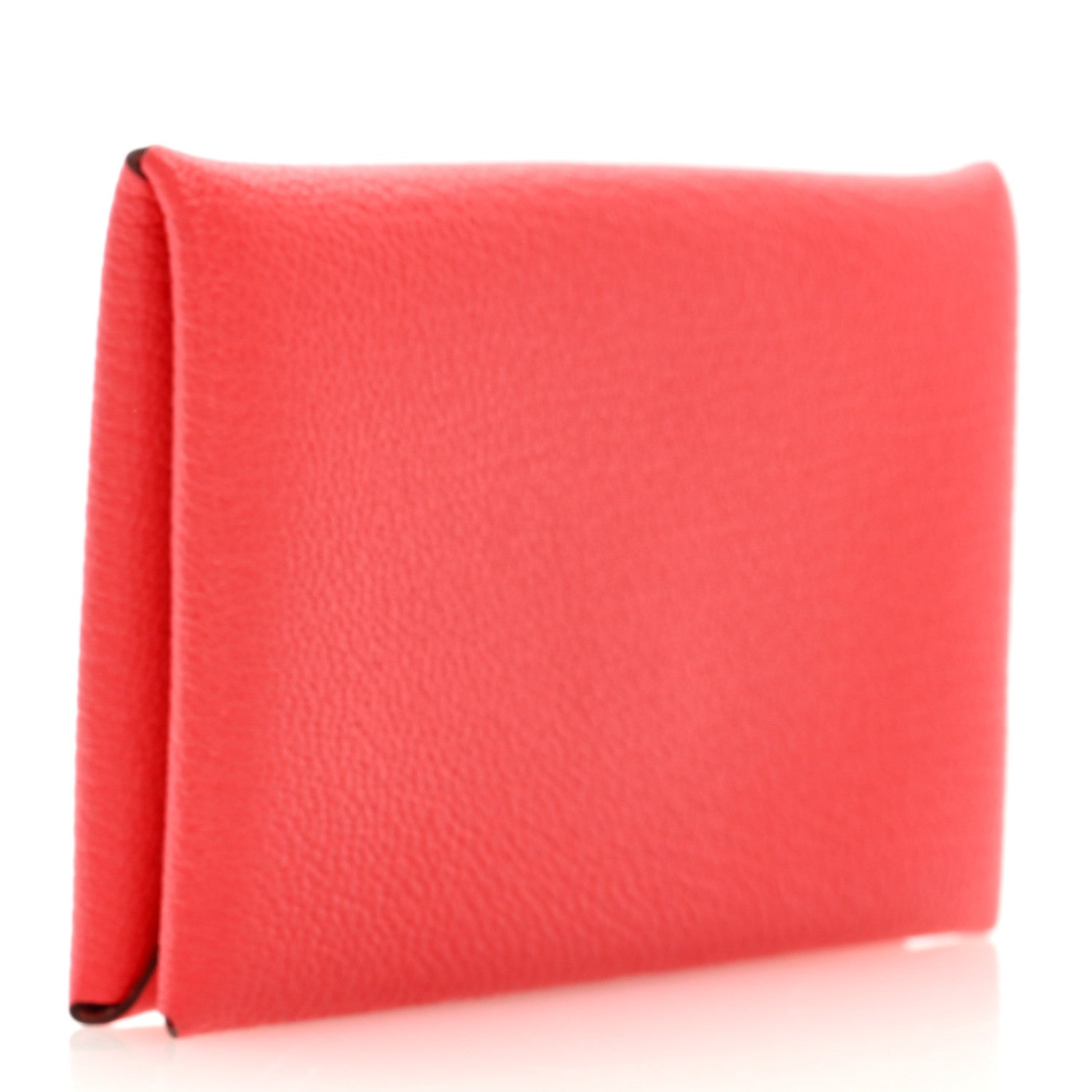 Hermes Chevre Mysore Calvi Card Case Rose Lipstick 3 of 6