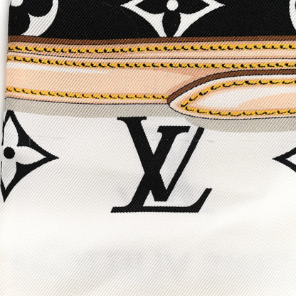 Louis Vuitton Silk Monogram Confidential Bandeau Black 4 of 4