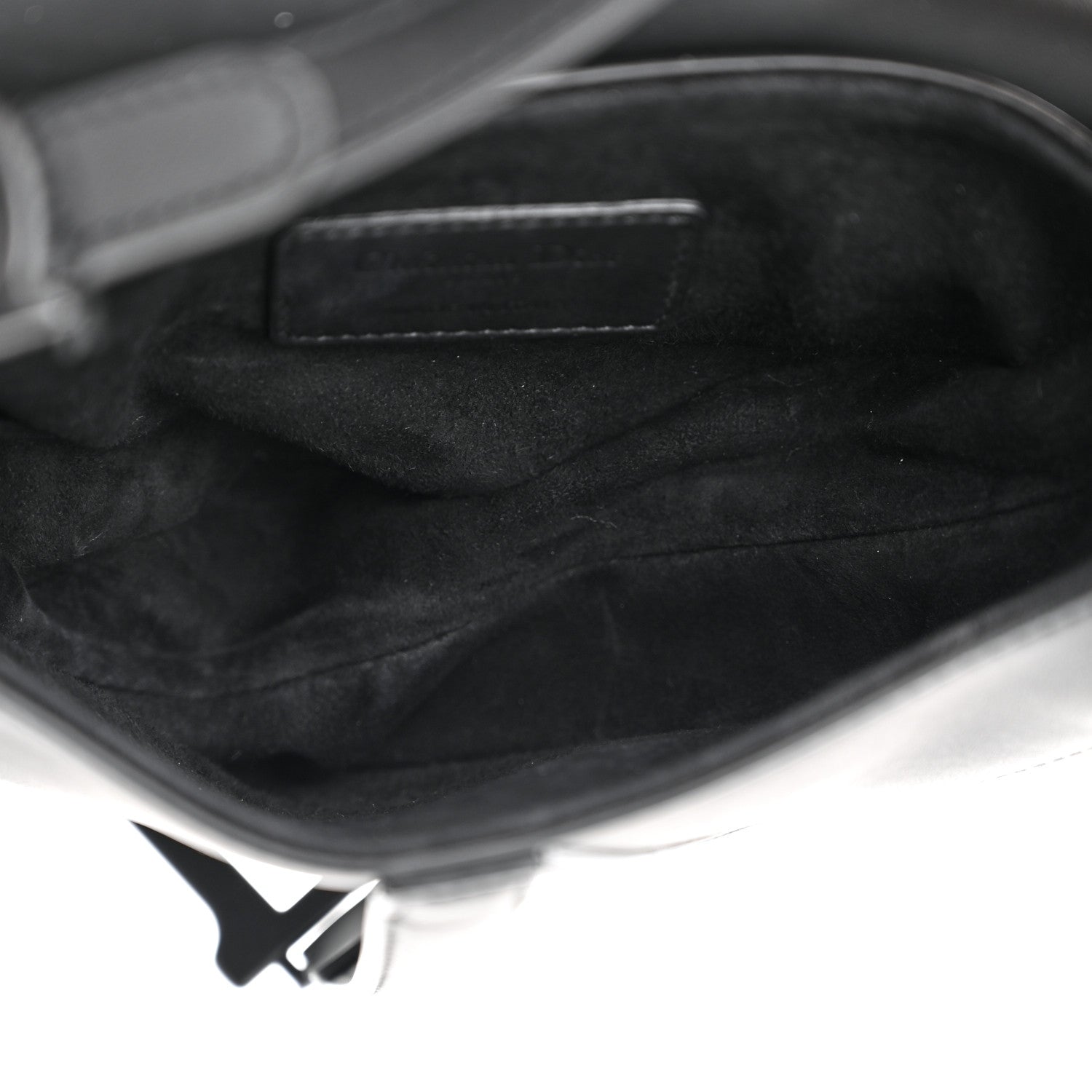 Christian Dior Ultra Matte Calfskin Mini Saddle Bag Black 5 of 14