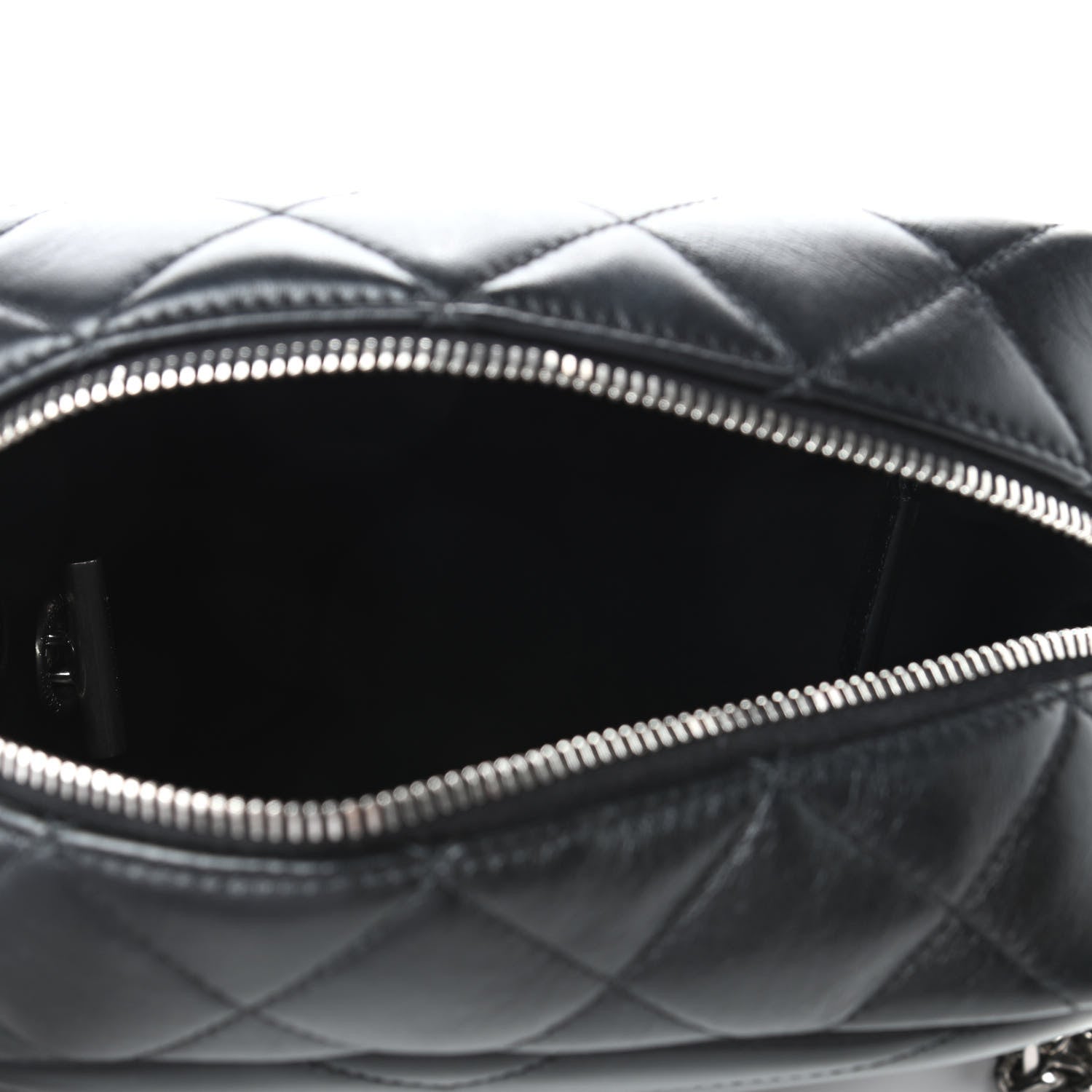 Saint Laurent Calfskin Y Quilted Monogram Small Loulou Bowling Bag Black 4 of 4