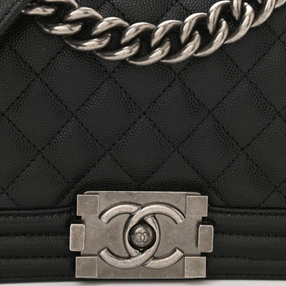 Chanel Caviar Quilted Small Boy Flap Black 8 of 11