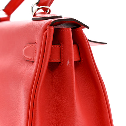 Hermes Evercolor Kelly Retourne 28 Rouge Tomate 11 of 18