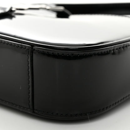 Saint Laurent Patent Calfskin Le 5 A 7 Mini Hobo Black 10 of 10