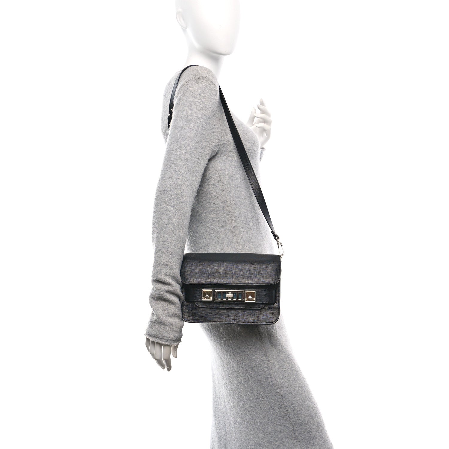 Proenza Schouler New Linosa Mini PS11 Classic Shoulder Bag Black 2 of 9