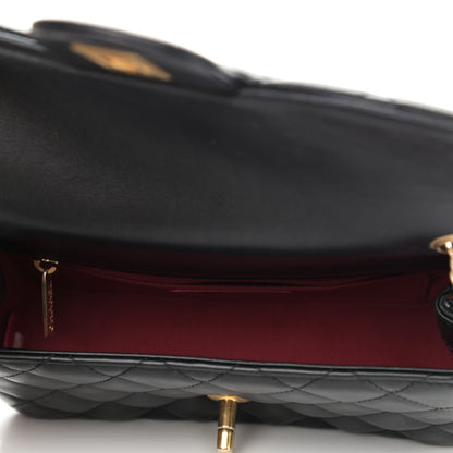 Chanel Lambskin Quilted Mini Romance Rectangular Flap Black 6 of 10