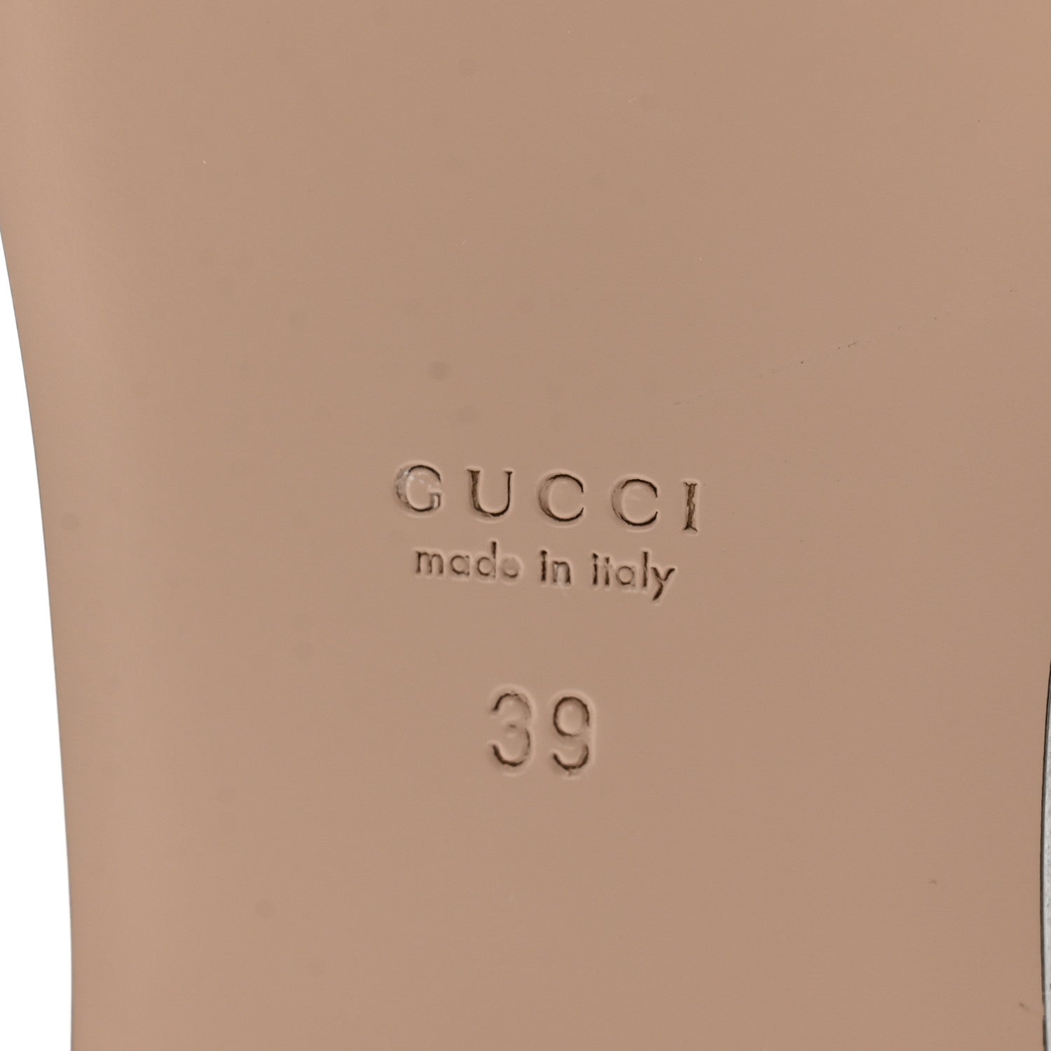 Gucci Cosmos Softy Calfskin Interlocking G Cut Out Slide Sandals 39 Pastel Pink 7 of 10