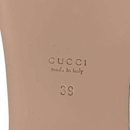 Gucci Cosmos Softy Calfskin Interlocking G Cut Out Slide Sandals 39 Pastel Pink 7 of 10
