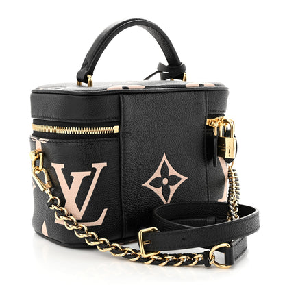 Louis Vuitton Empreinte Monogram Giant Vanity PM Black Beige 3 of 11