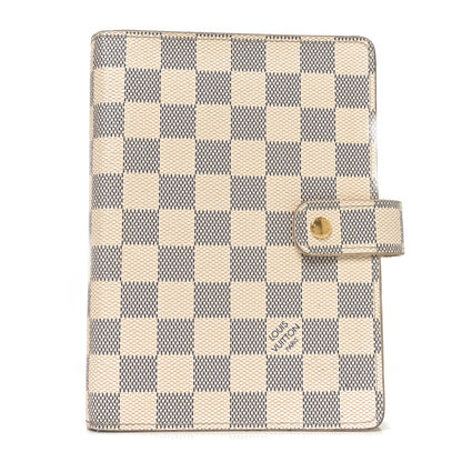 Louis Vuitton Damier Azur Medium Ring Agenda Cover 1 of 6
