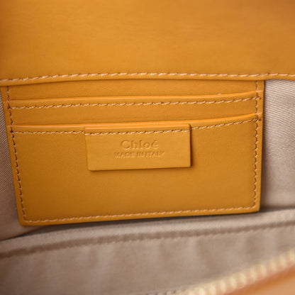 Chloe Calfskin Suede Small Roy Bag Burning Camel 9 of 10