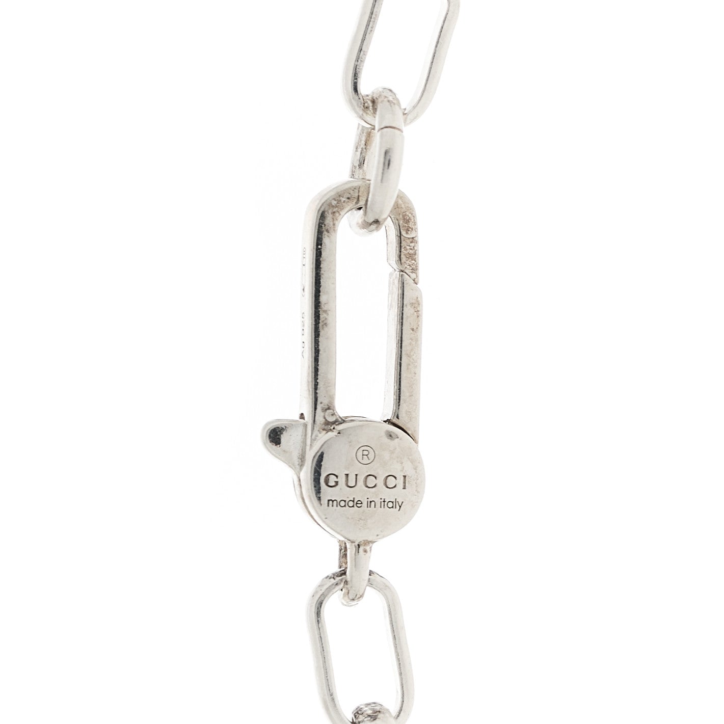 Sterling Silver Interlocking G Pendant Necklace